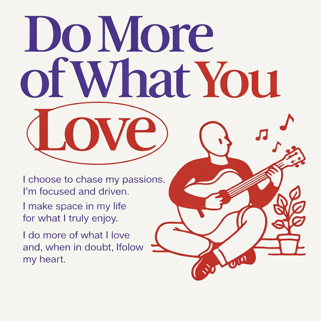 Do More Of What You Love